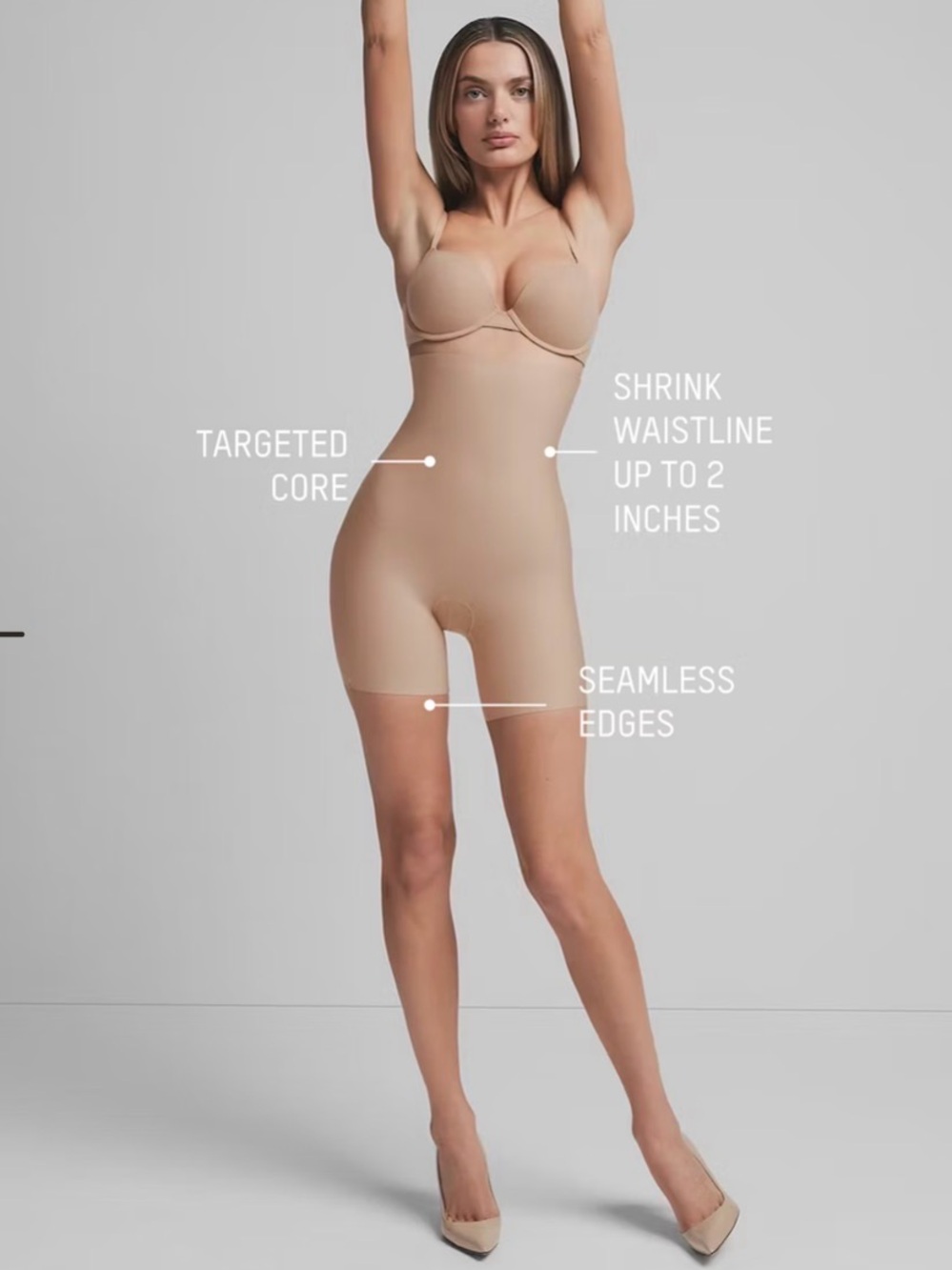 Skims Body CS High-Waisted Short in Clay, Size 4X
